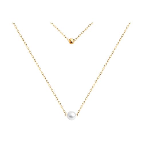 Колье из красного золота 43 см Diamant