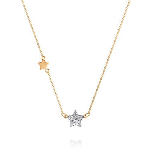 Колье из красного золота 45-50 см ADAMAS