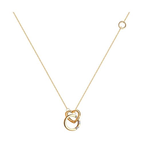 Колье из красного золота 50-55 см SOKOLOV Diamonds