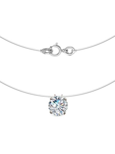 Колье из сереба/лески 40 см DIALVI JEWELRY