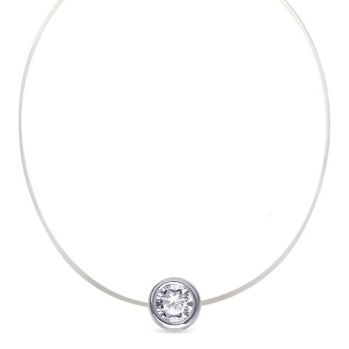Колье из серебра 38 см 585Gold