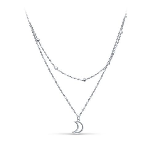 Колье из серебра 39 см Silver Wings