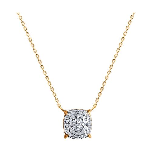Колье из серебра 40-45 см Diamant