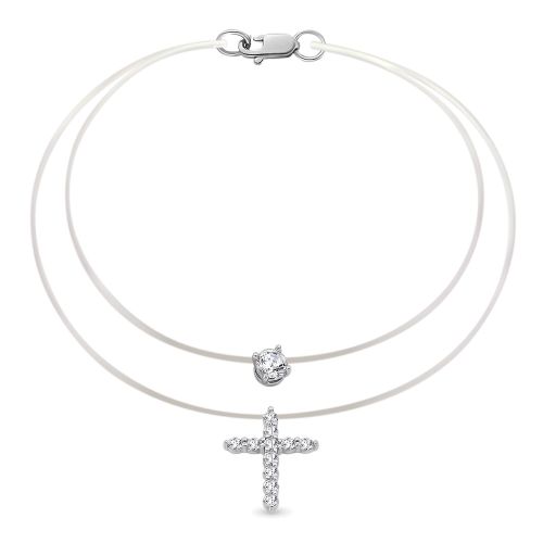 Колье из серебра 40 см 585Gold