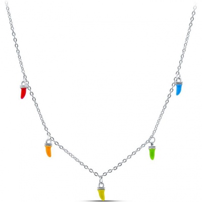 Колье из серебра 41 см Silver Wings