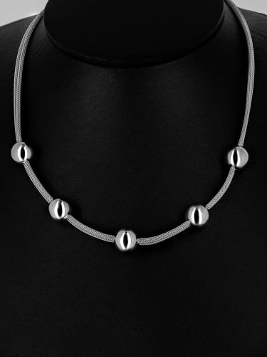 Колье из серебра 49 см L-Silver