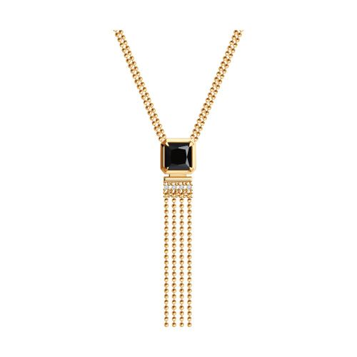 Колье из серебра 50 см Diamant