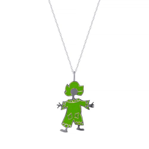 Колье из серебра 55 см Element47