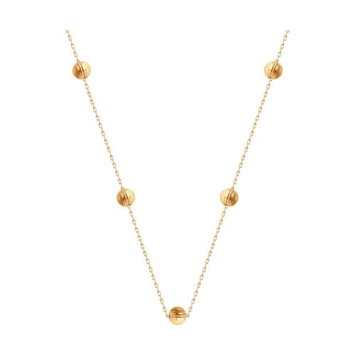 Ожерелье-цепь из красного золота 40 см Diamant