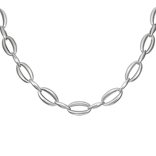 Ожерелье-цепь из серебра 40 см PLATINA jewelry