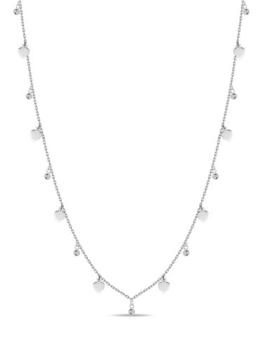 Ожерелье из серебра 45 см MIUZ Diamonds (Московский ювелирный завод
