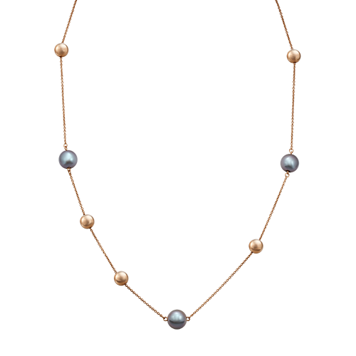 Ожерелье из золота 40 см PLATINA jewelry