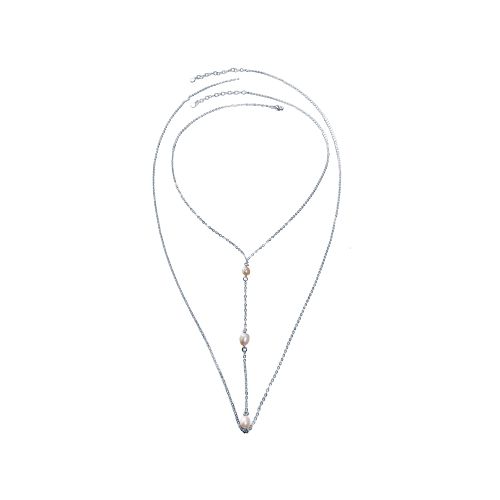 Парные колье из серебра 85 см Element47