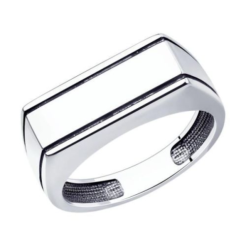 Печатка из серебра р. 18 SOKOLOV