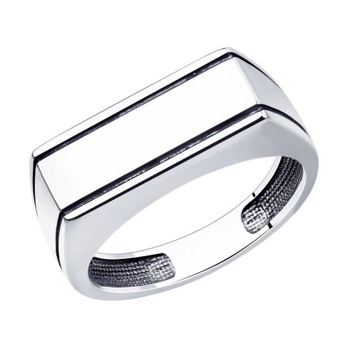 Печатка из серебра р. 21 SOKOLOV