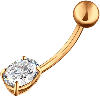 Пирсинг из красного золота AllTime