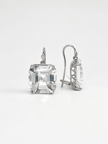 Серьги из золота Кристалл мечты