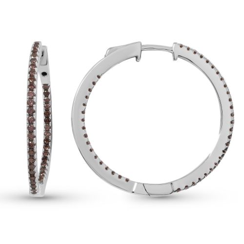 Серьги конго из серебра Balex Jewellery