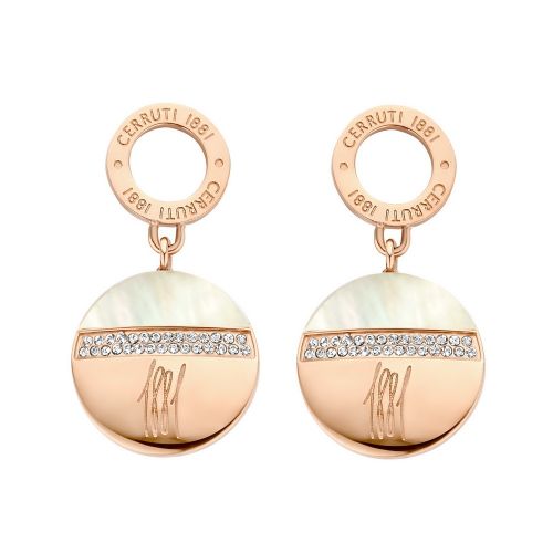 Серьги подвески из стали Cerruti 1881