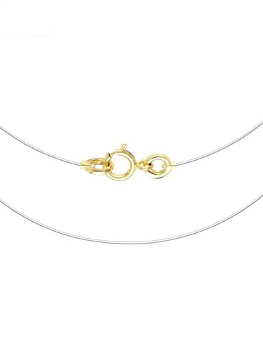 Шнурок из желтого золота/лески 35 см DIALVI JEWELRY