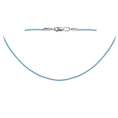 Шнурок из серебра 40 см Эстет