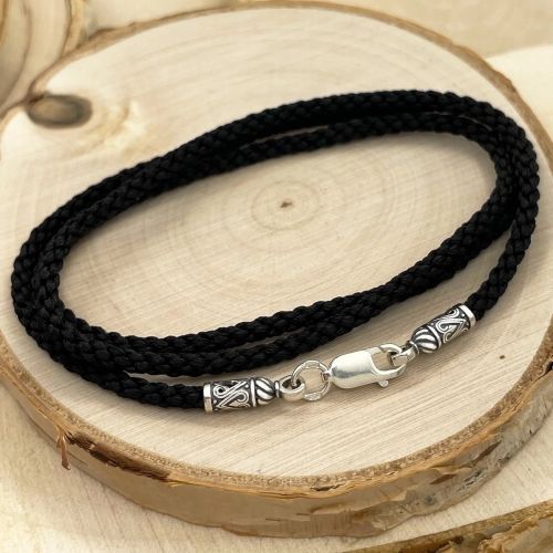 Шнурок из серебра 40 см Русские Мастерские