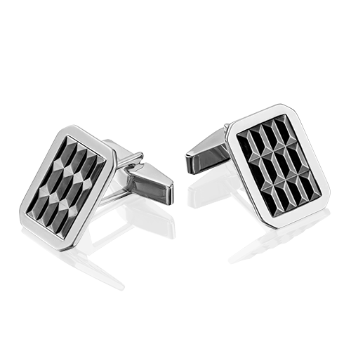 Запонки из белого золота PLATINA jewelry