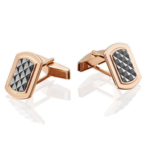 Запонки из ювелирного сплава PLATINA jewelry